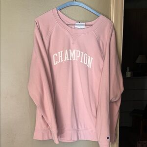 Champion Women's Light Pink Hoodie